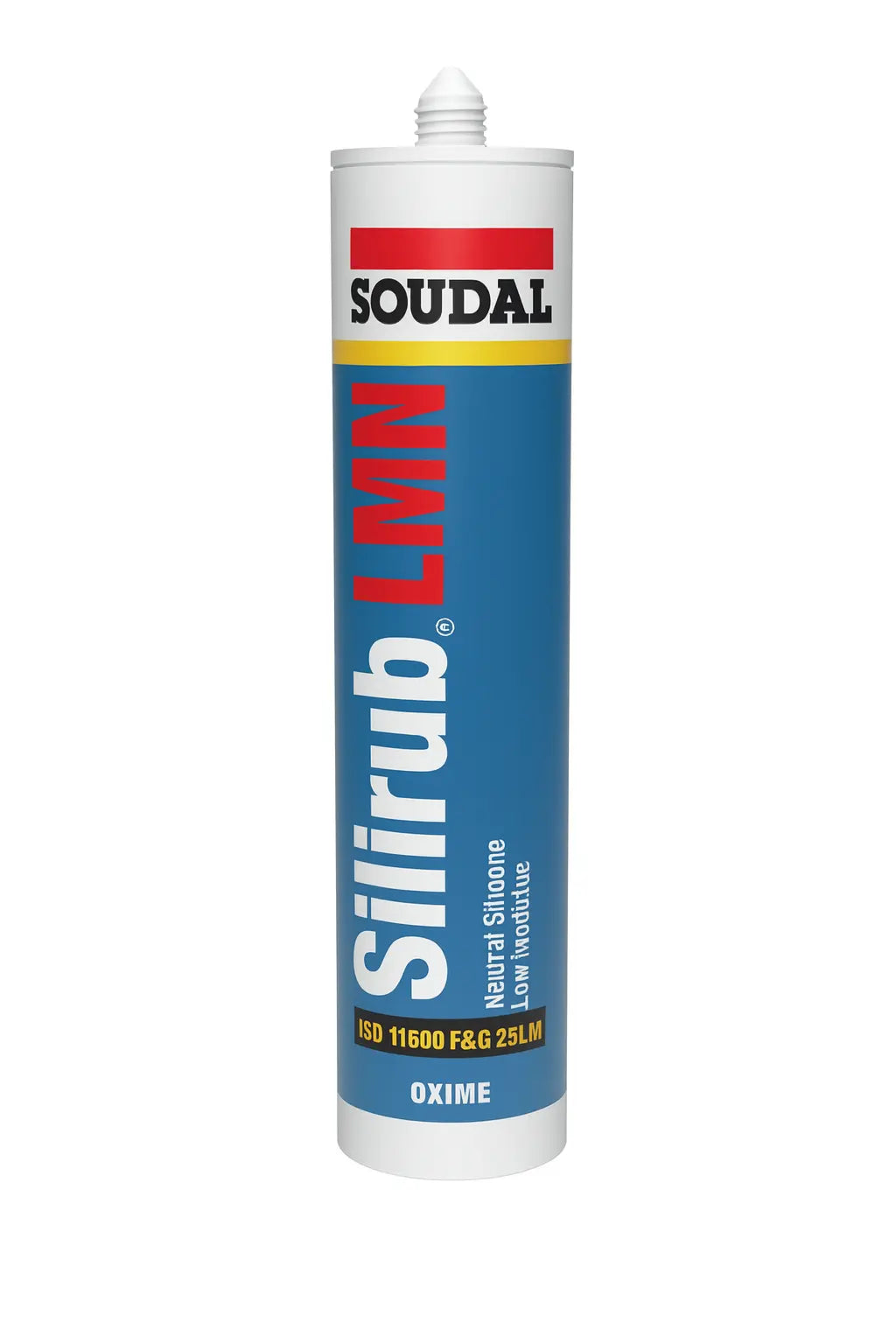 Clear Silirub LMN Silicone Sealant - 300ml Soudal