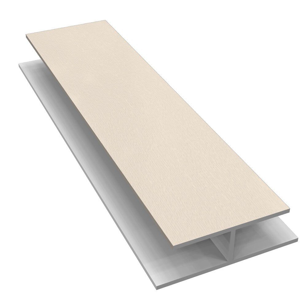 FREEFOAM SOFFIT JOINT TRIM 5m (CREAM FOIL)