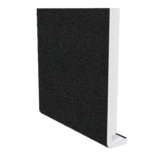 FREEFOAM SQUARE FASCIA 250mm (BLACK SMOOTH FOIL) Everplast