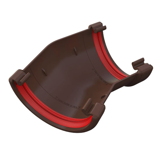 FREEFOAM ROUND 150 GUTTER ANGLE (BROWN)