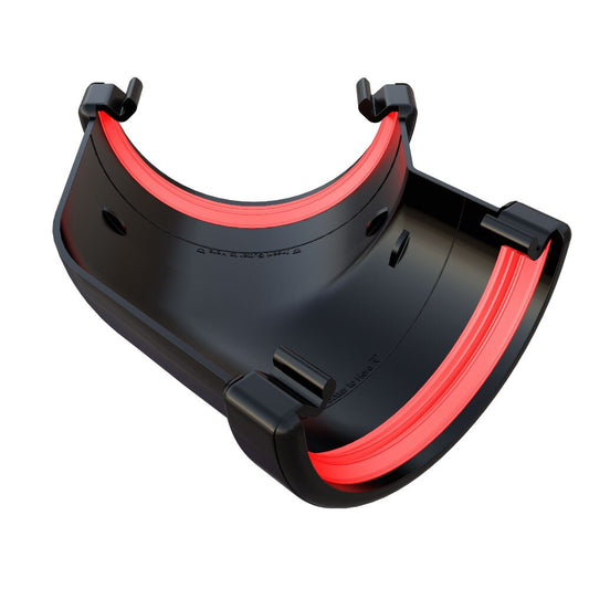 FREEFOAM ROUND 135 GUTTER ANGLE (BLACK)
