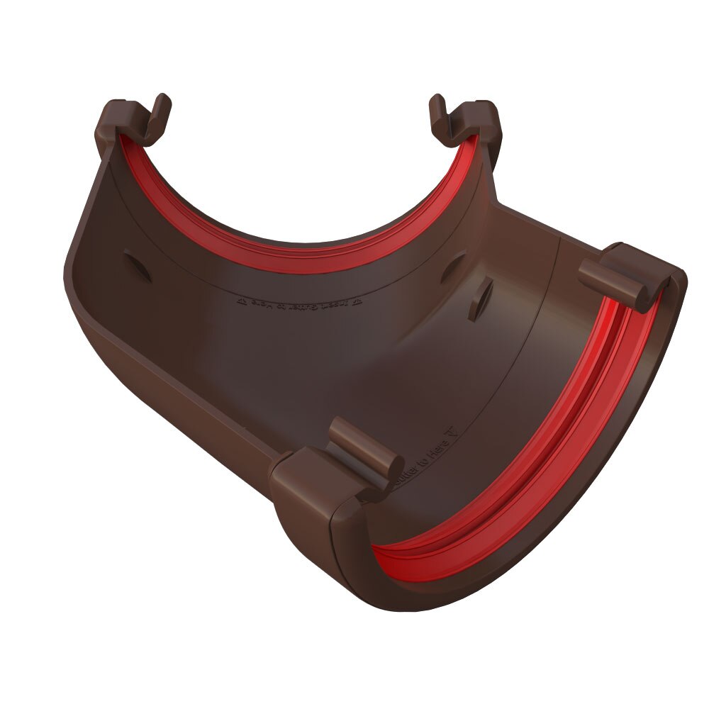 FREEFOAM ROUND 135 GUTTER ANGLE (BROWN)