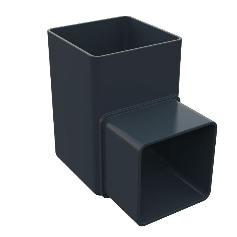 FREEFOAM SQUARE 90 OFFSET BEND (ANTHRACITE GREY)