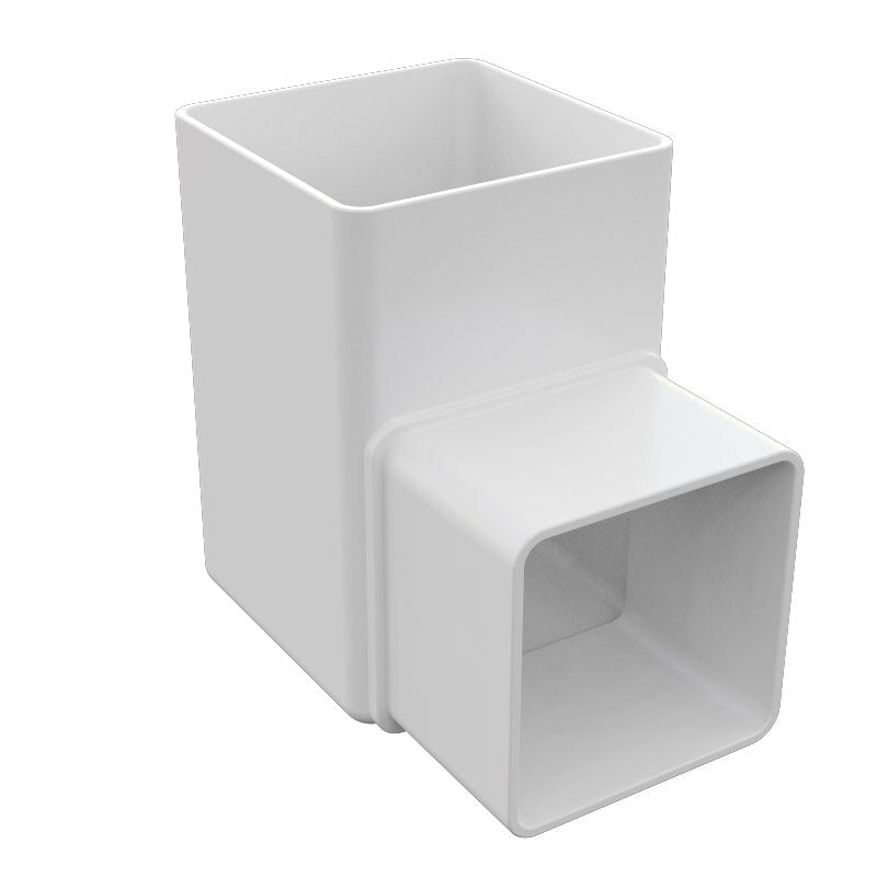 FREEFOAM SQUARE 90 OFFSET BEND (WHITE)