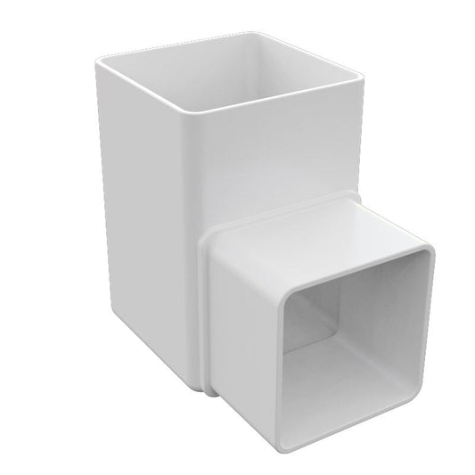 FREEFOAM SQUARE 90 OFFSET BEND (WHITE)