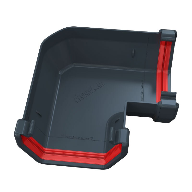 FREEFOAM SQUARE 90 GUTTER ANGLE (ANTHRACITE GREY)