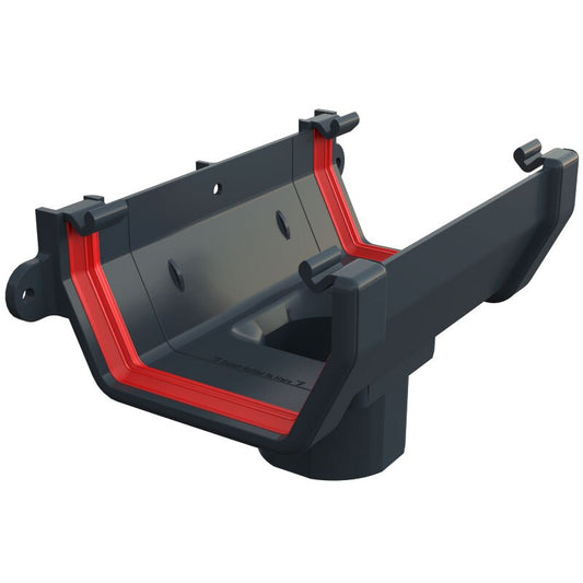 FREEFOAM SQUARE RUNNING OUTLET (ANTHRACITE GREY)