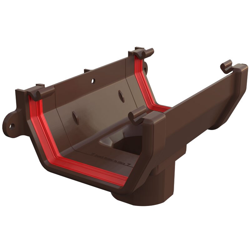 FREEFOAM SQUARE RUNNING OUTLET (BROWN)