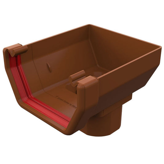 FREEFOAM SQUARE STOPEND OUTLET (CARAMEL)