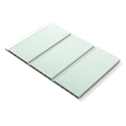 FREEFOAM HOLLOW SOFFIT 300mm X 9mm (AGATE GREY FOIL RAL 7038)