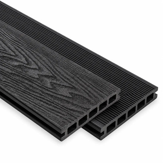 AMBIDECK DECKING PLANK 148mm X 25mm X 5000mm (CHARCOAL BLACK) Everplast