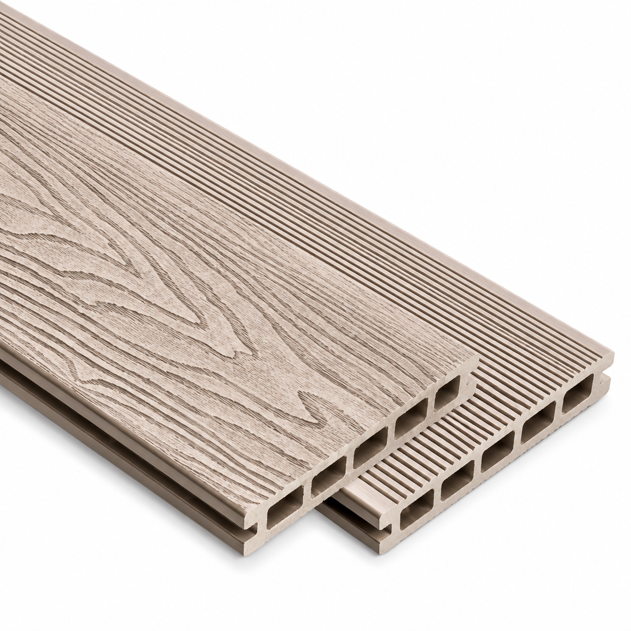 AMBIDECK DECKING PLANK 148mm X 25mm X 5000mm (NATURAL ASH)