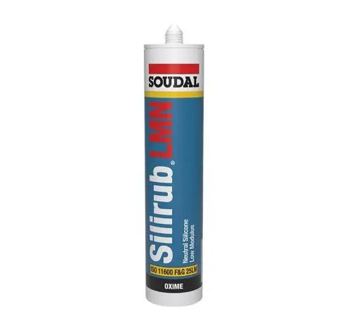 Soudal Brilliant White Silirub2 LMN Silicone Sealant - 300ml Soudal