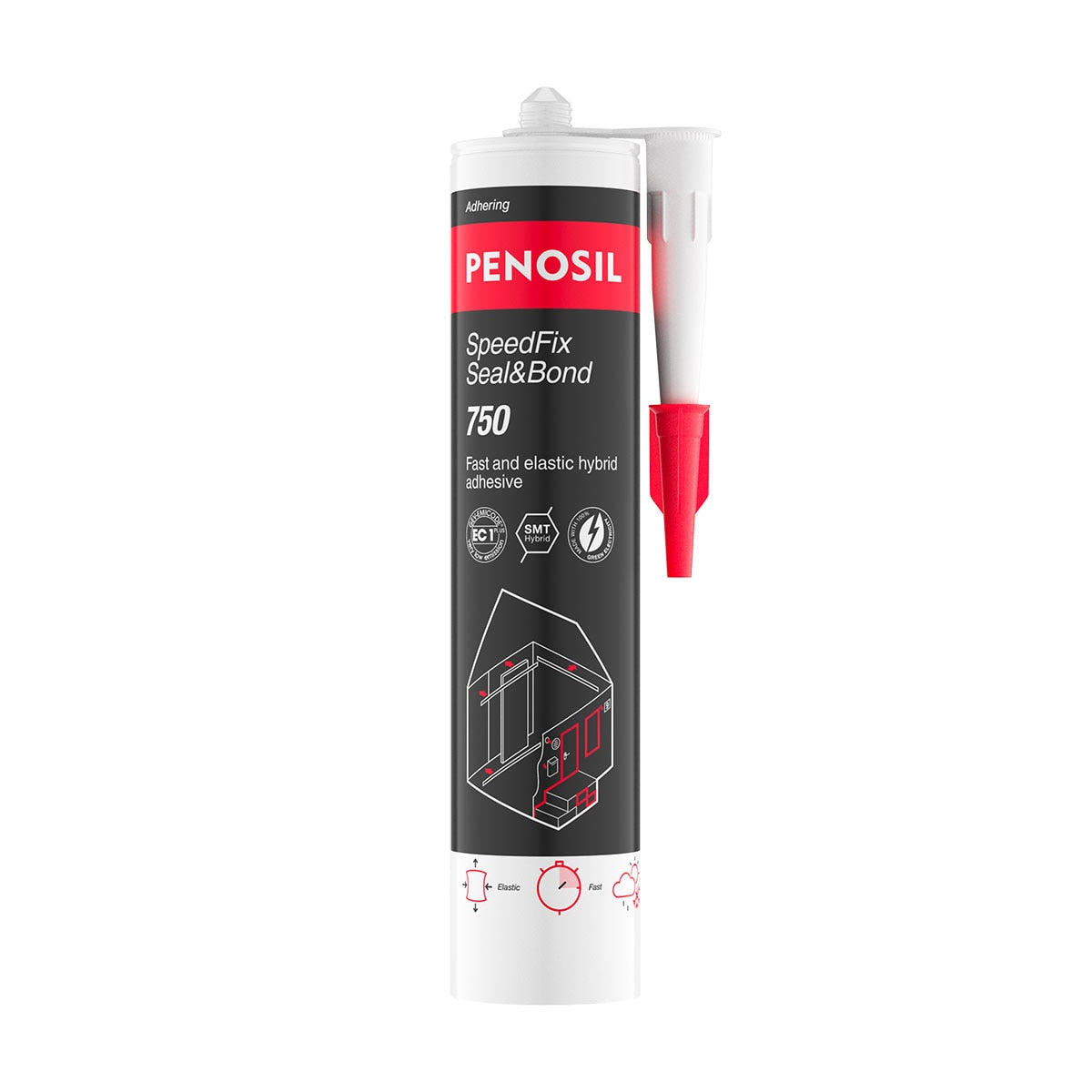 PENOSIL 750 SPEEDFIX SEAL & BOND 290ml (WHITE) (OLIBOND) (SINGLE TUBE)
