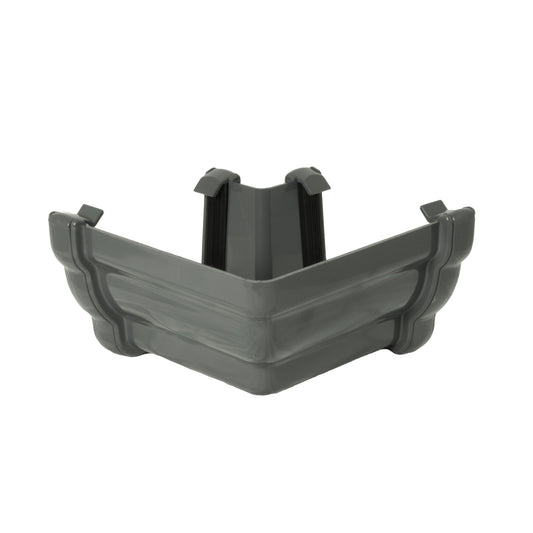 FLOPLAST OGEE EXT 90 GUTTER ANGLE (ANTHRACITE GREY)