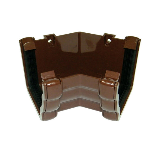 FLOPLAST INT OGEE 135 GUTTER ANGLE (BROWN)
