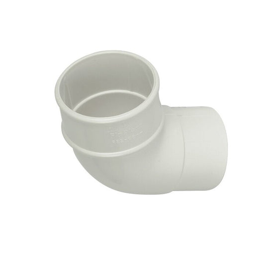FLOPLAST ROUND 112 OFFSET BEND (WHITE)