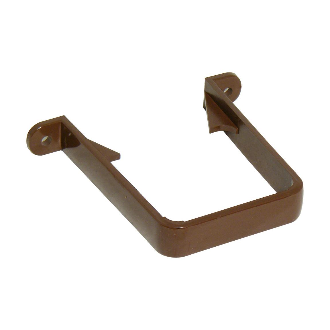 FLOPLAST SQUARE PIPE CLIP (BROWN)