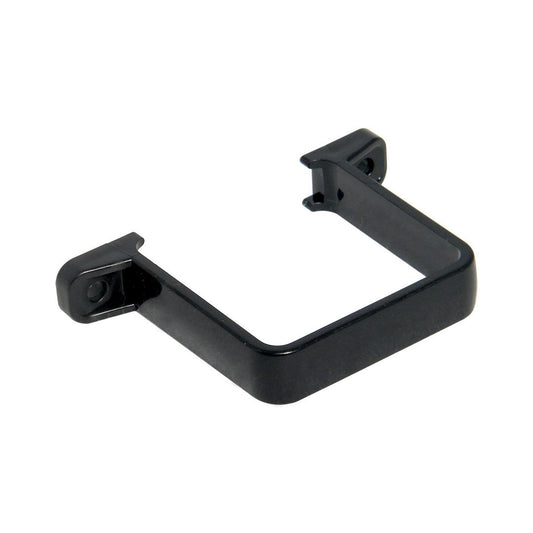 FLOPLAST SQUARE FLUSH PIPE CLIP (BLACK)