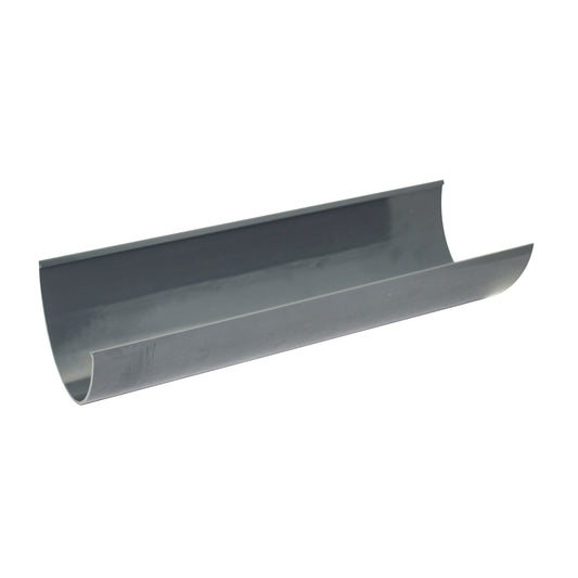 FLOPLAST HI-CAP GUTTER 4m (ANTHRACITE GREY)