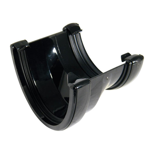 FLOPLAST HI-CAP TO ROUND GUTTER ADAPTER (BLACK)