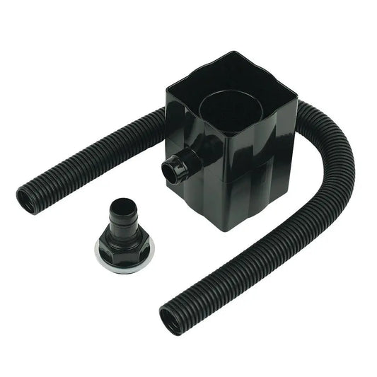 FLOPLAST UNIVERSAL RAINWATER DIVERTER (BLACK) Everplast