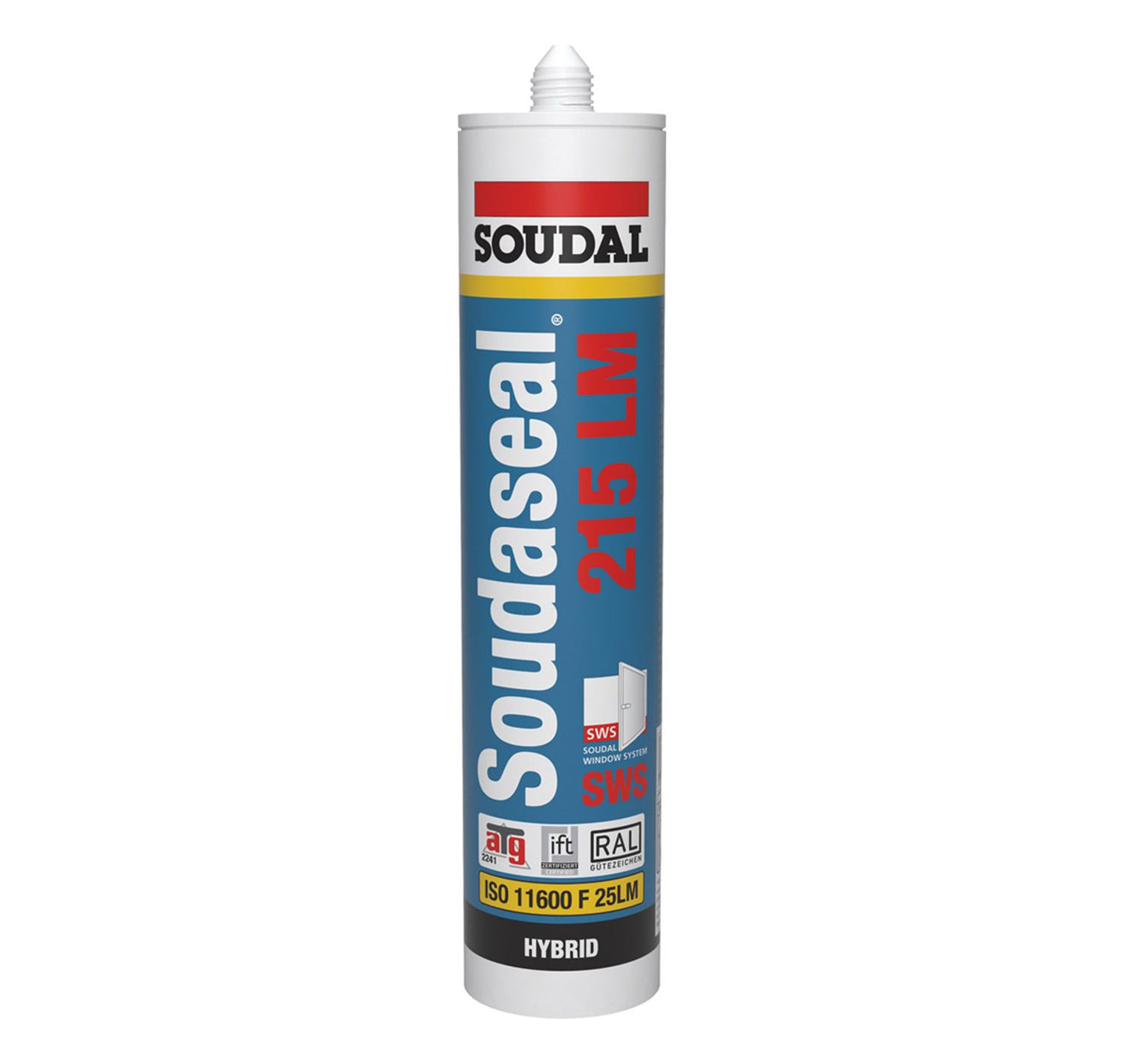 Soudal Traffic White Soudaseal Hybrid Polymer Self-Levelling Sealant - 290ml