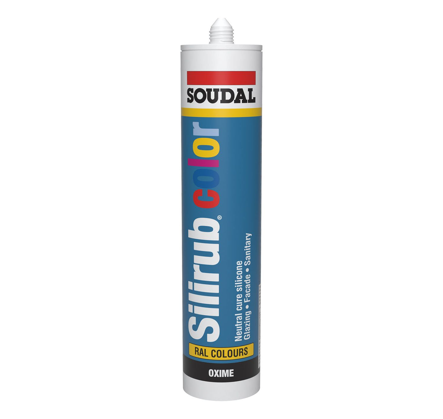 Soudal Agate Grey Silirub Colour Neutral Cure Silicone Sealant - 300ml