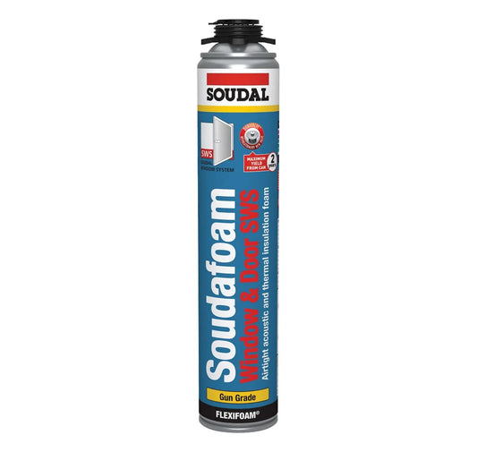 Soudal Expanding Foam Gap Filler - Gun grade 750ml Soudal