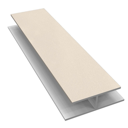 FREEFOAM SOFFIT JOINT TRIM 5m (CREAM FOIL)