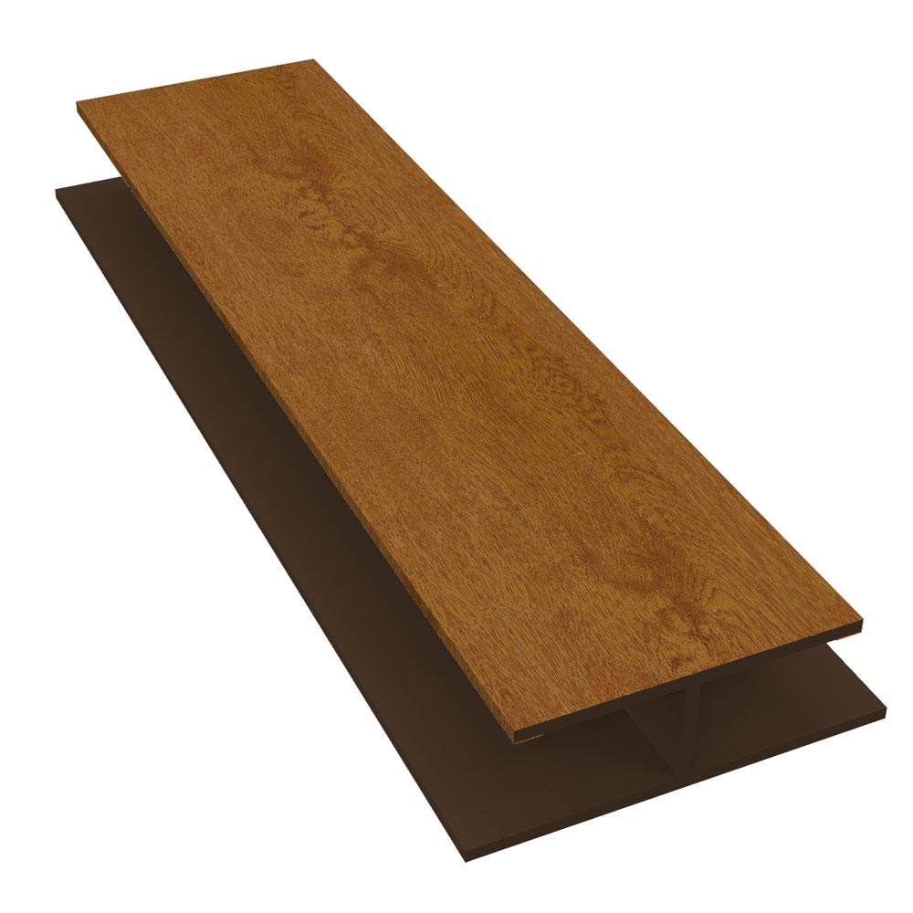 FREEFOAM SOFFIT JOINT TRIM 5m (LIGHT OAK)