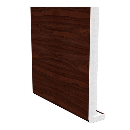 FREEFOAM SQUARE FASCIA 400mm X 18mm - 1/4 LENGTH (ROSEWOOD)