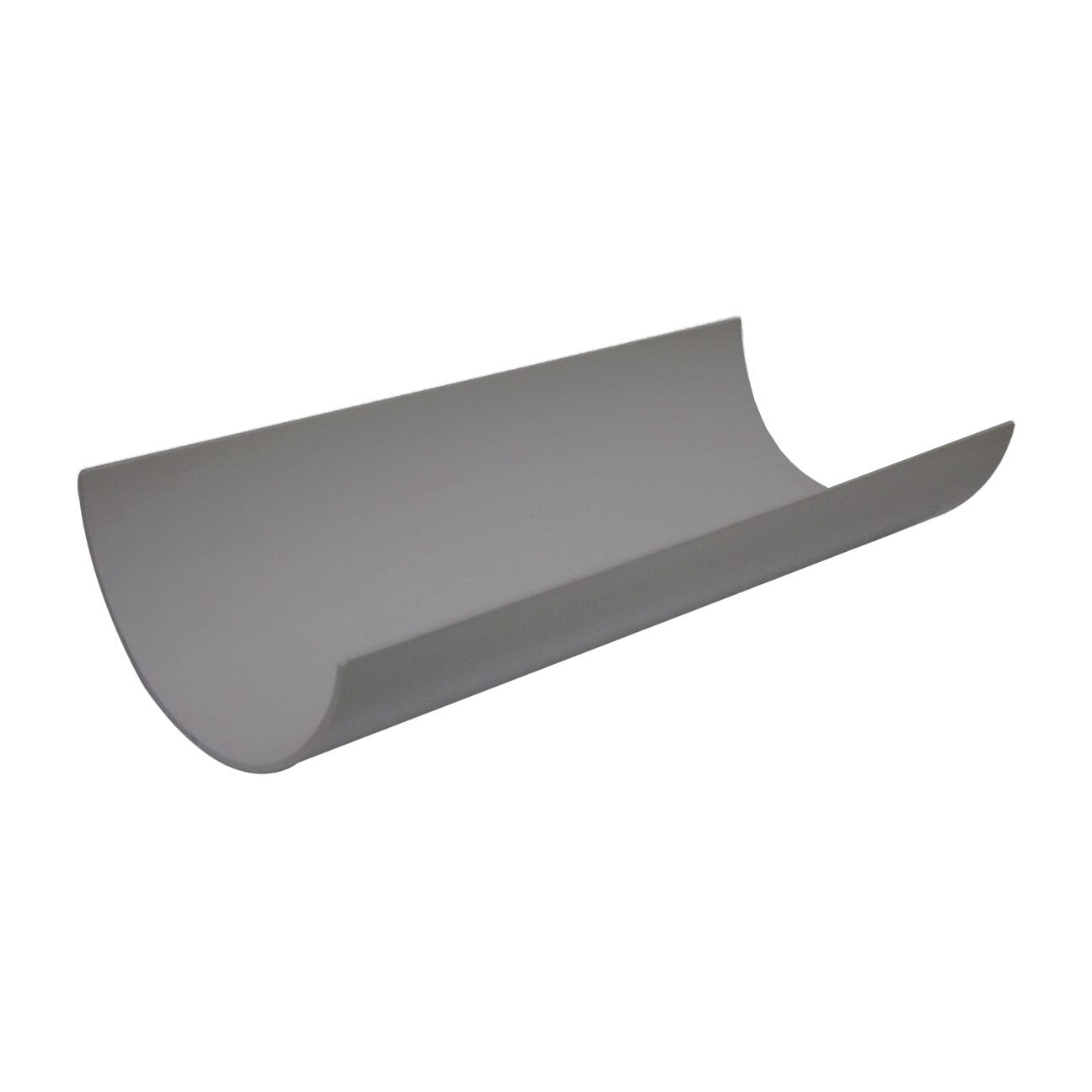 FLOPLAST HALF ROUND GUTTER 4m (GREY)
