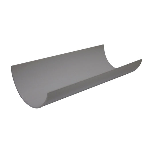 FLOPLAST HALF ROUND GUTTER 4m (GREY)