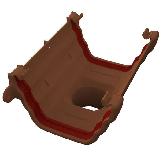 FREEFOAM OGEE RUNNING OUTLET (CARAMEL)