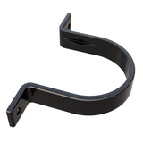 FREEFOAM ROUND PIPE CLIP - FLUSH (BLACK)