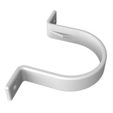 FREEFOAM ROUND PIPE CLIP - FLUSH (WHITE)