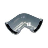 FLOPLAST ROUND 90 GUTTER ANGLE (GREY)