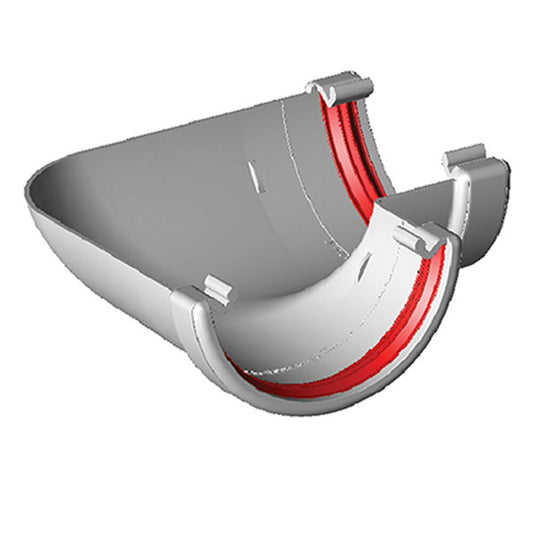 FREEFOAM ROUND 90 GUTTER ANGLE (WHITE)