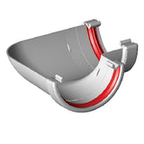 FREEFOAM ROUND 90 GUTTER ANGLE (WHITE)