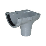 FLOPLAST ROUND STOPEND OUTLET (GREY)