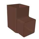 FREEFOAM SQUARE 90 OFFSET BEND (BROWN)
