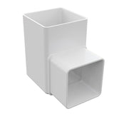 FREEFOAM SQUARE 90 OFFSET BEND (WHITE)