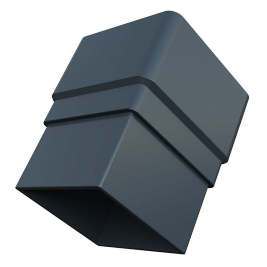 FREEFOAM SQUARE PIPE SOCKET (ANTHRACITE GREY)