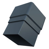 FREEFOAM SQUARE PIPE SOCKET (ANTHRACITE GREY)