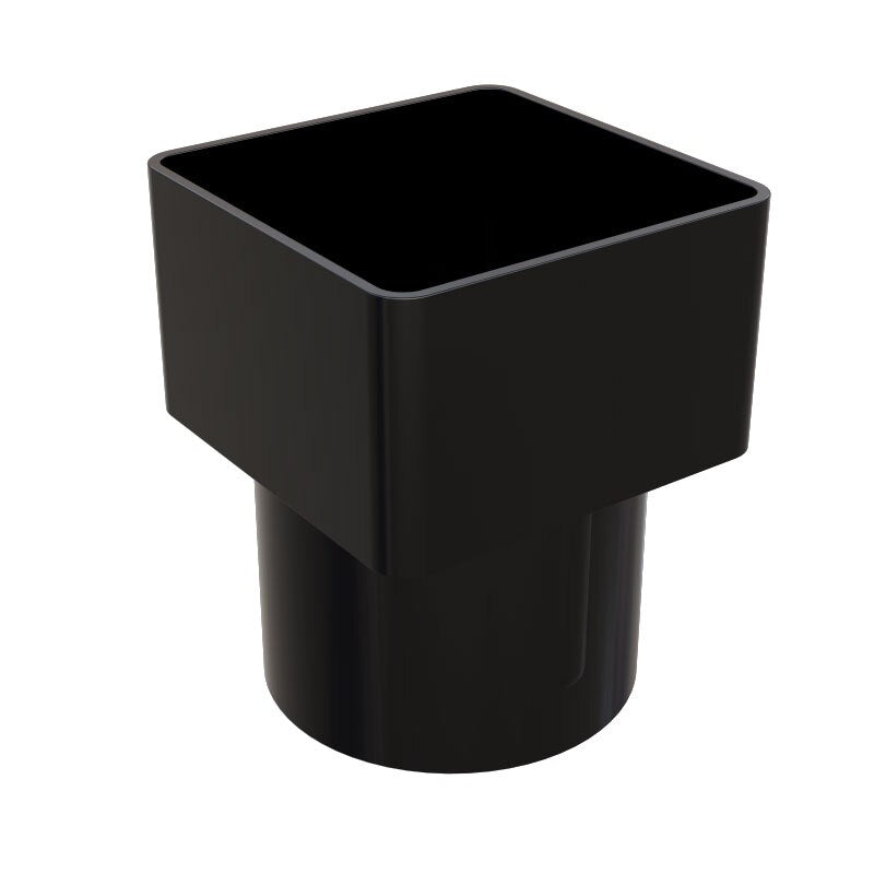 FREEFOAM SQUARE TO ROUND PIPE APT (BLACK)