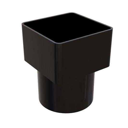 FREEFOAM SQUARE TO ROUND PIPE APT (BLACK)