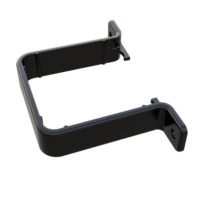 FREEFOAM SQUARE PIPE CLIP - FLUSH (BLACK)