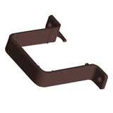 FREEFOAM SQUARE PIPE CLIP - FLUSH (BROWN)