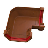 FREEFOAM SQUARE 90 GUTTER ANGLE (CARAMEL)